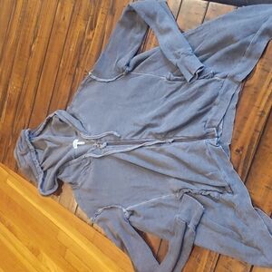 Splendid assymetrical cut hoodie